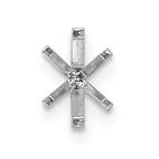 14kw Oval 6-Prong w/ Peg 1.00ct. Setting