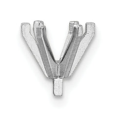 14kw Oval 6-Prong w/ Peg 1.00ct. Setting