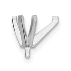 14kw Pear Straight Prong w/ Peg .75ct. Setting