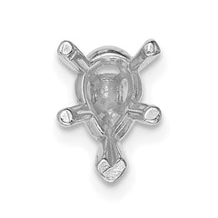14kw Pear 5-Prong V-End w/ Peg 8 x 5mm Setting