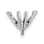 14kw Marquise 6-Prong V-End w/ Peg 1.00ct. Setting