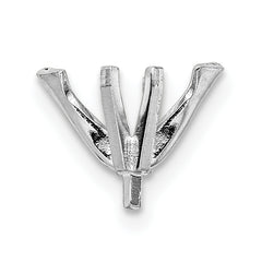 14kw Marquise 6-Prong V-End w/ Peg 1.00ct. Setting