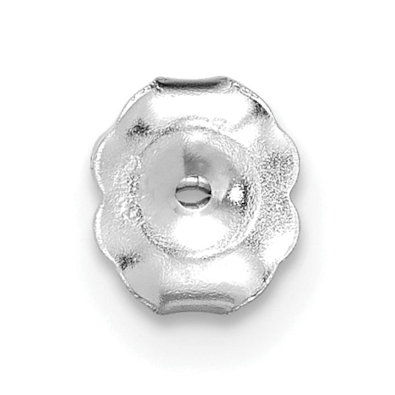 14k White Gold 1/4 carat Lab Grown Diamond VS+ F+ Princess Complete Four Prong Stud Earrings
