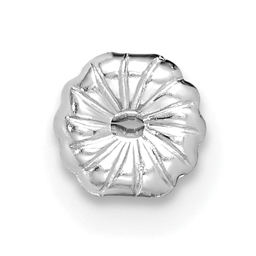 14k White Gold 1 carat Lab Grown Diamond VS+ F+ Complete Oval Four Prong Stud Earrings