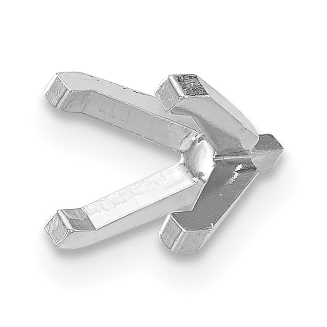 14kw Oval 4-Prong w/ Peg 1.00ct. Setting