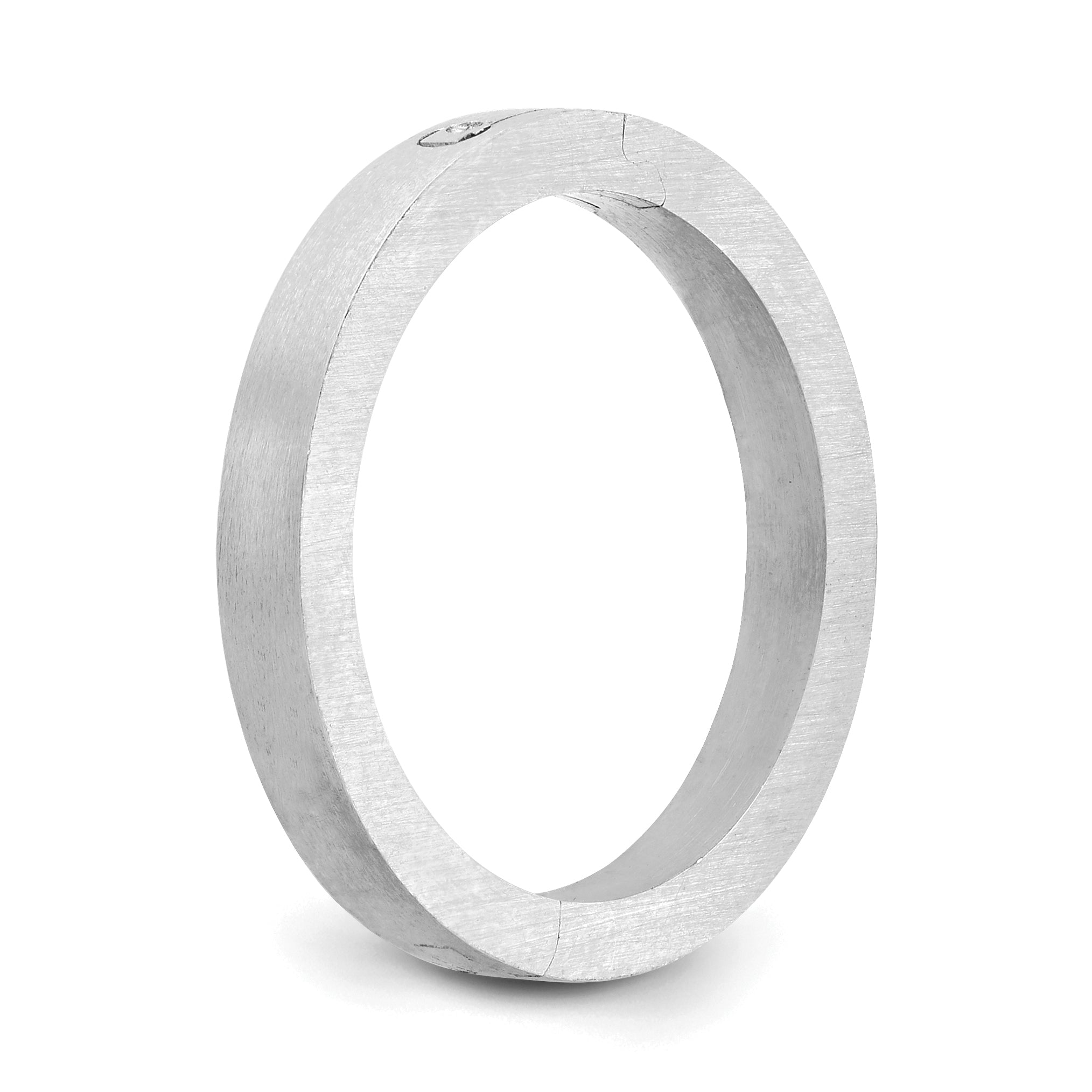 14k White Gold 2.7mm CLIQ Hinged Shank Size 8