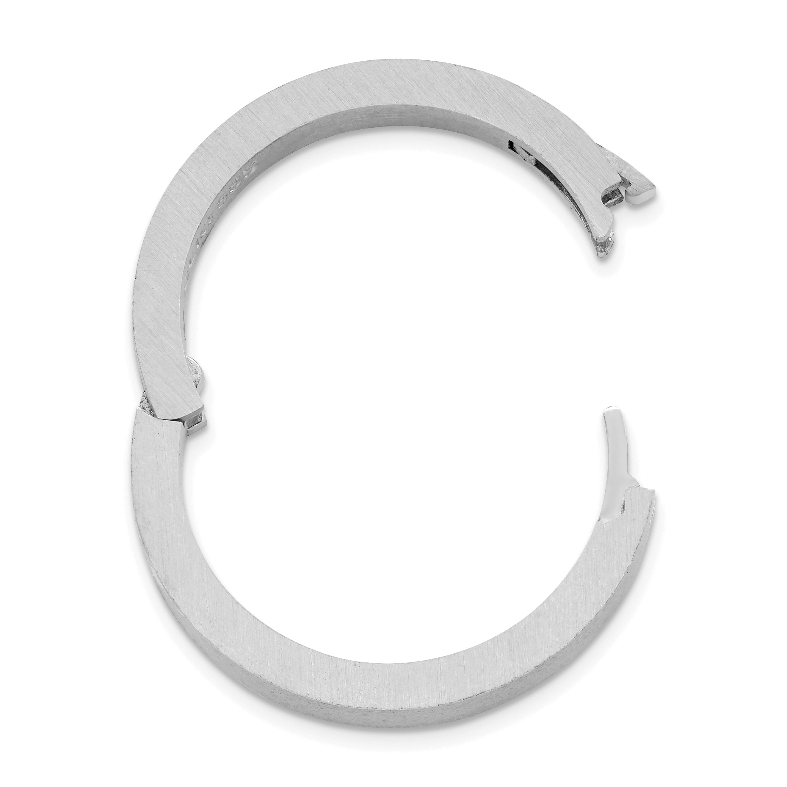 14k White Gold 2.7mm CLIQ Hinged Shank