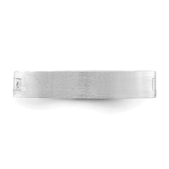 14k White Gold 4mm CLIQ Hinged Shank Size 9