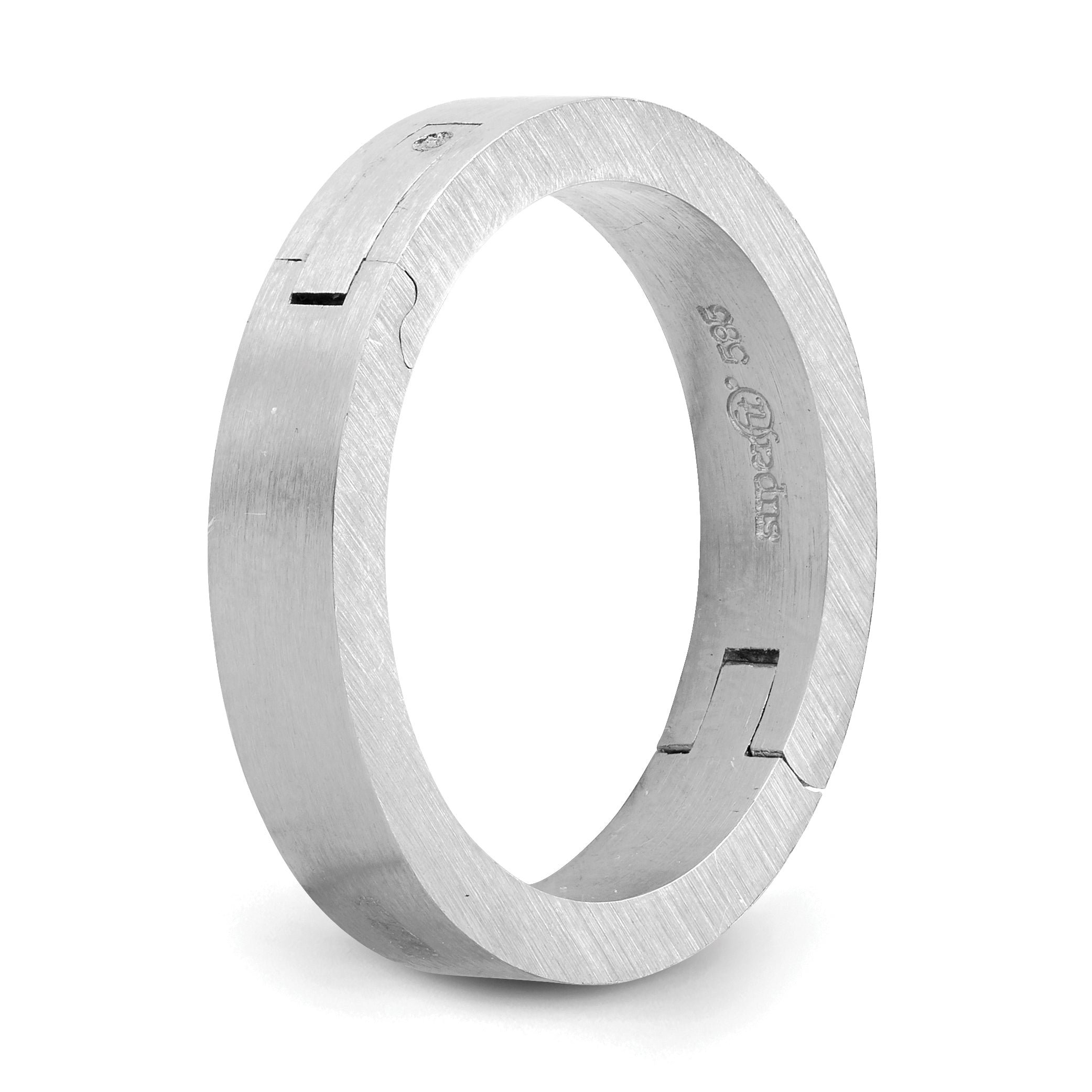 14k White Gold 4mm CLIQ Hinged Shank
