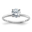 Lab-Grown Diamond Solitaire Engagement Ring in 14K White Gold (3/4 ct., VS+ F+), Size 7 - Sophia Jewelers
