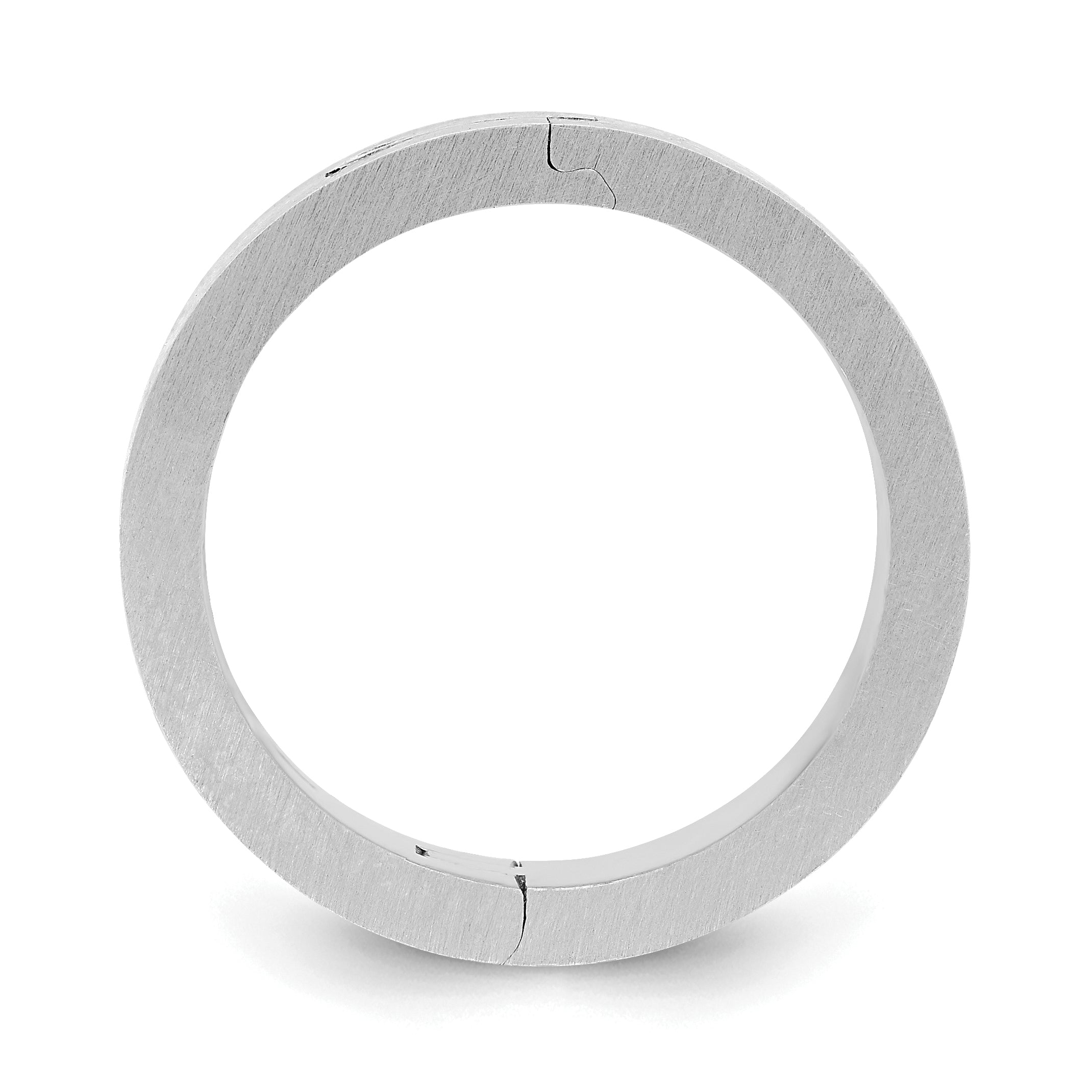 14k White Gold 8mm CLIQ Hinged Shank Secondary image