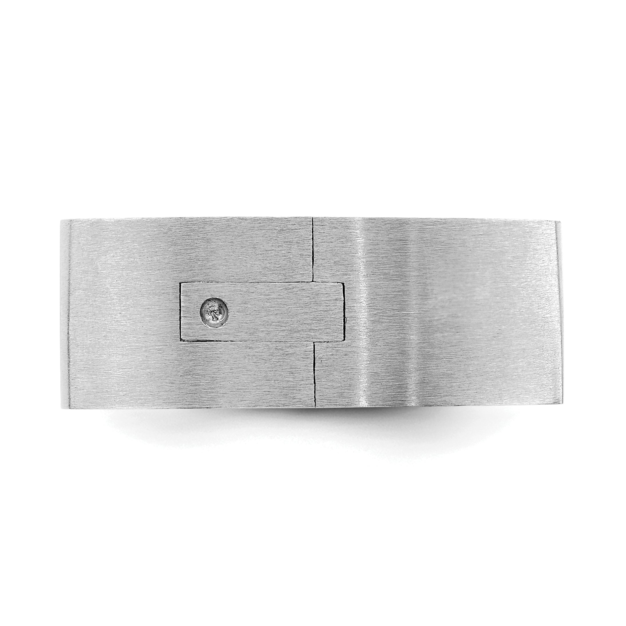 14k White Gold 8mm CLIQ Hinged Shank