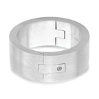 14k White Gold 8mm CLIQ Hinged Shank