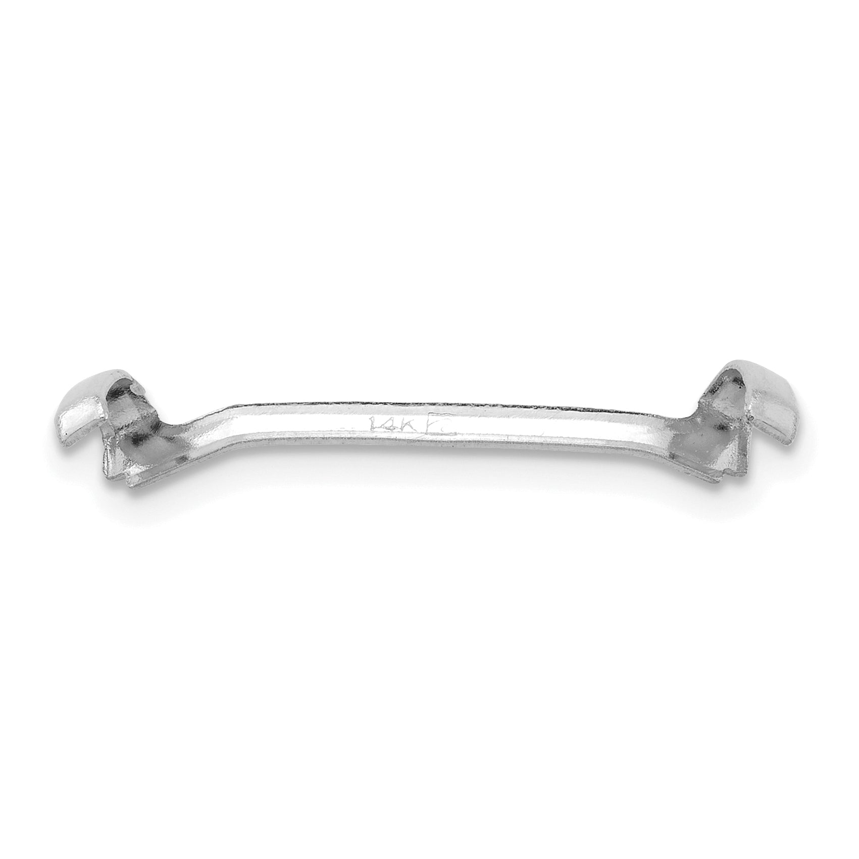 14k White Gold Ladies Ring Guard Secondary image