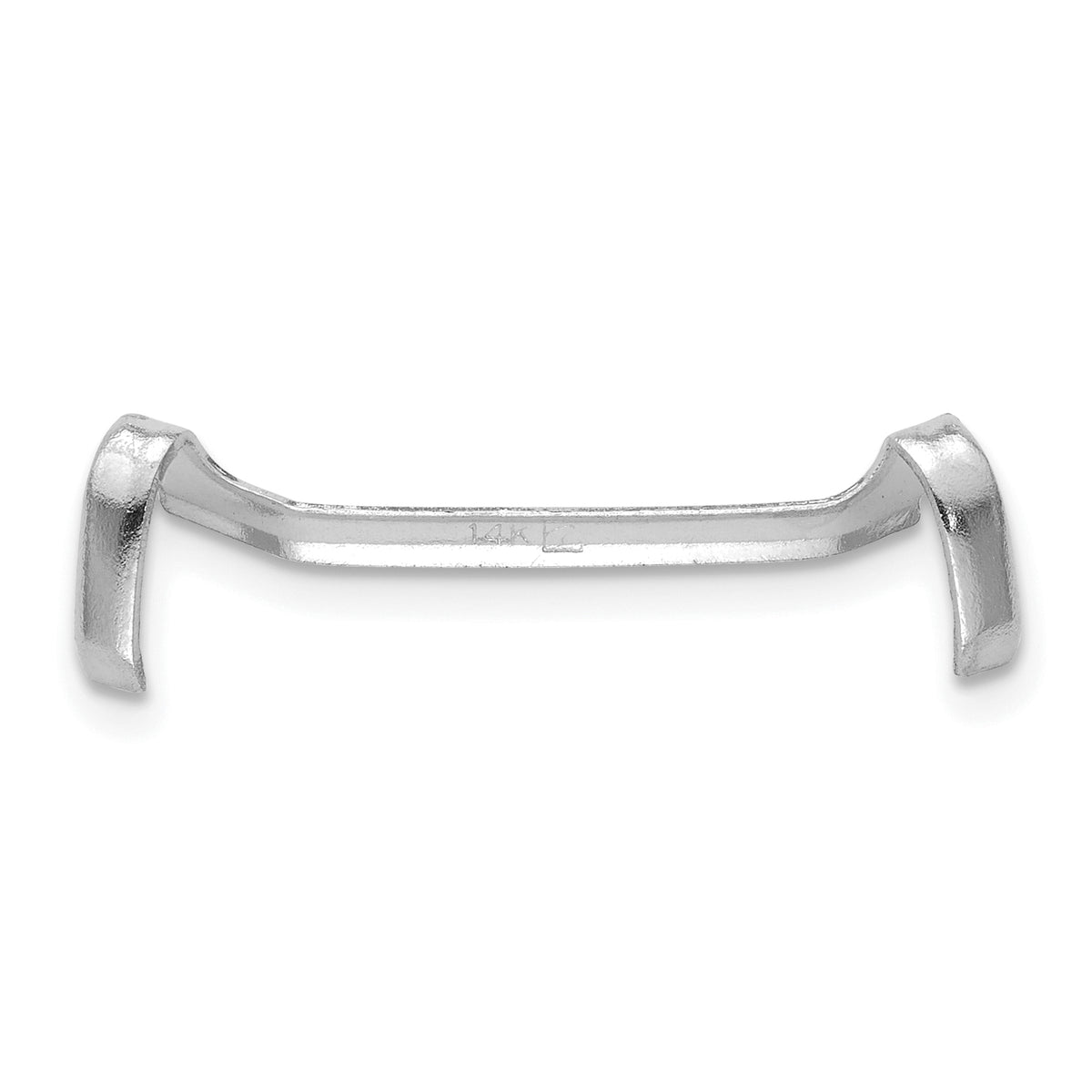 14k White Gold Ladies Ring Guard