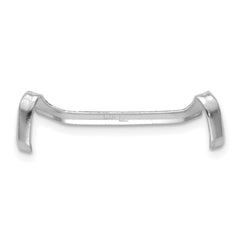 14k White Gold Ladies Ring Guard