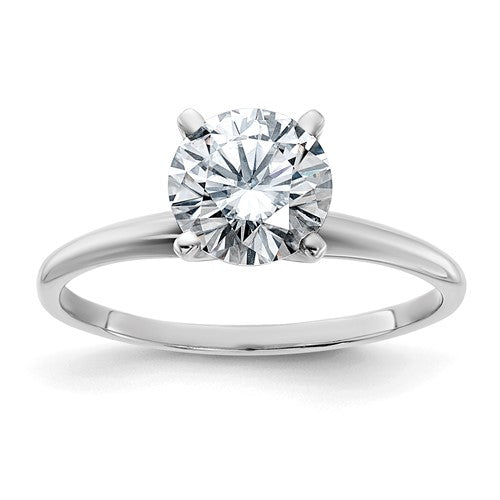 Round Lab-Grown Diamond Solitaire Engagement Ring in 14K White Gold (1.75 ct.), Size 7 - Sophia Jewelers Main image