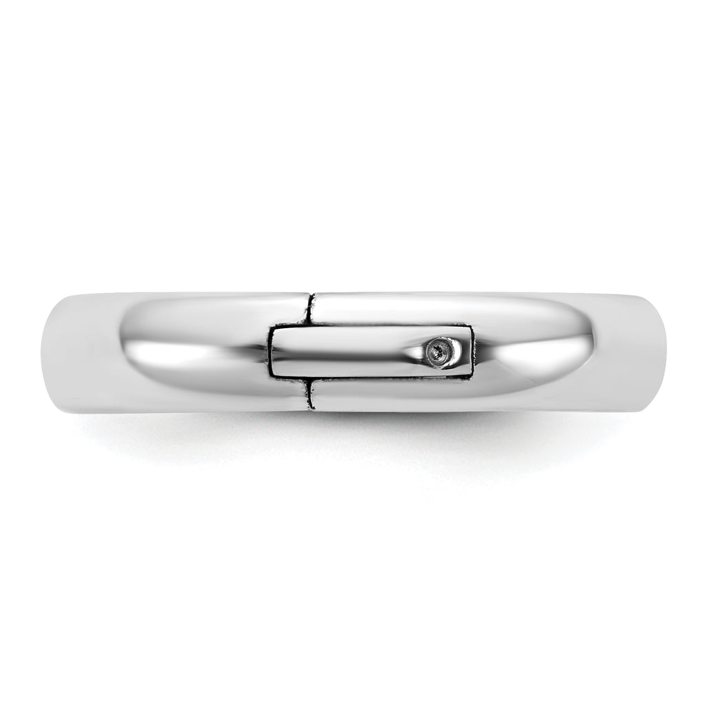 14kw CLIQ 4mm Hinged Comfort Fit Wedding Band