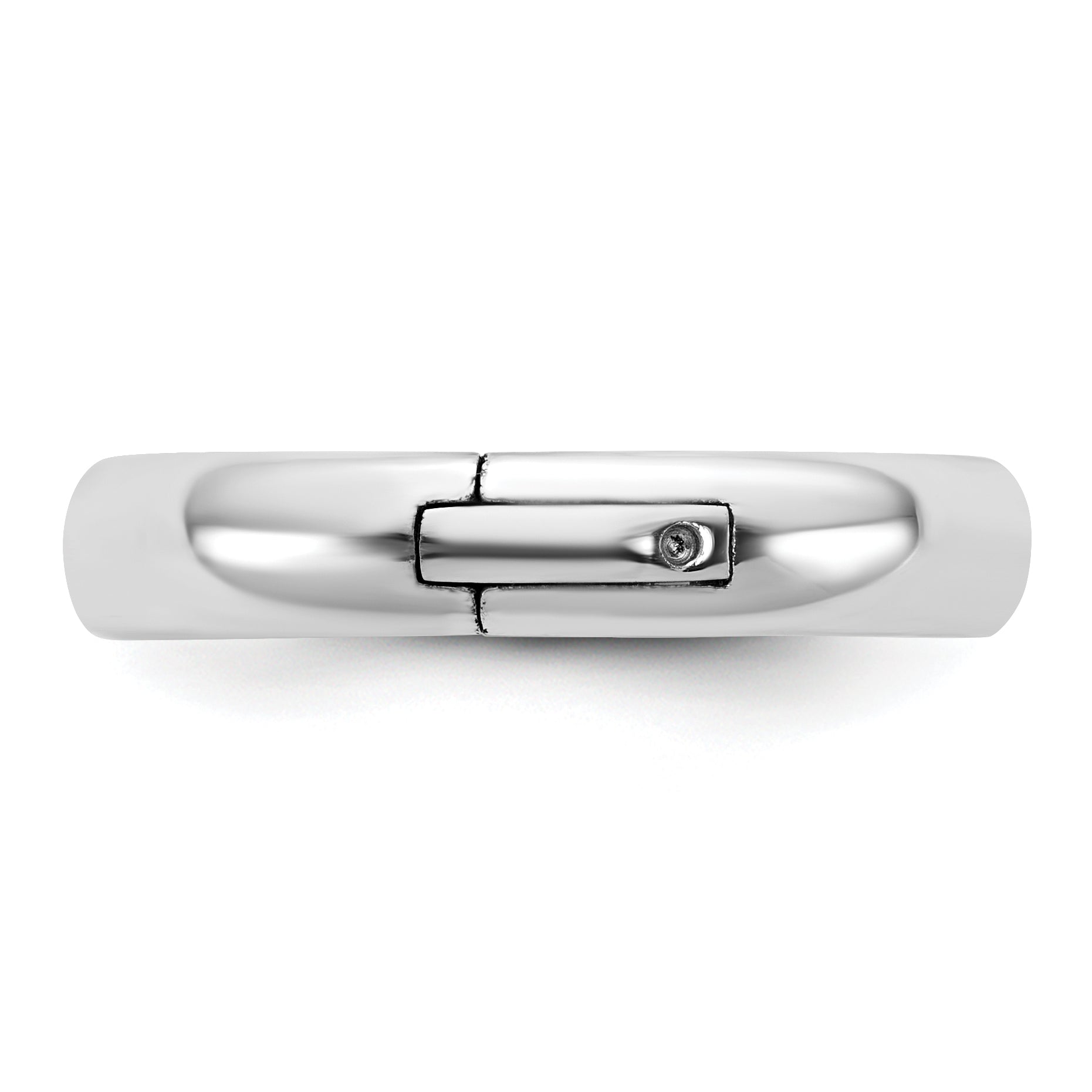 14kw CLIQ 4mm Hinged Comfort Fit Wedding Band