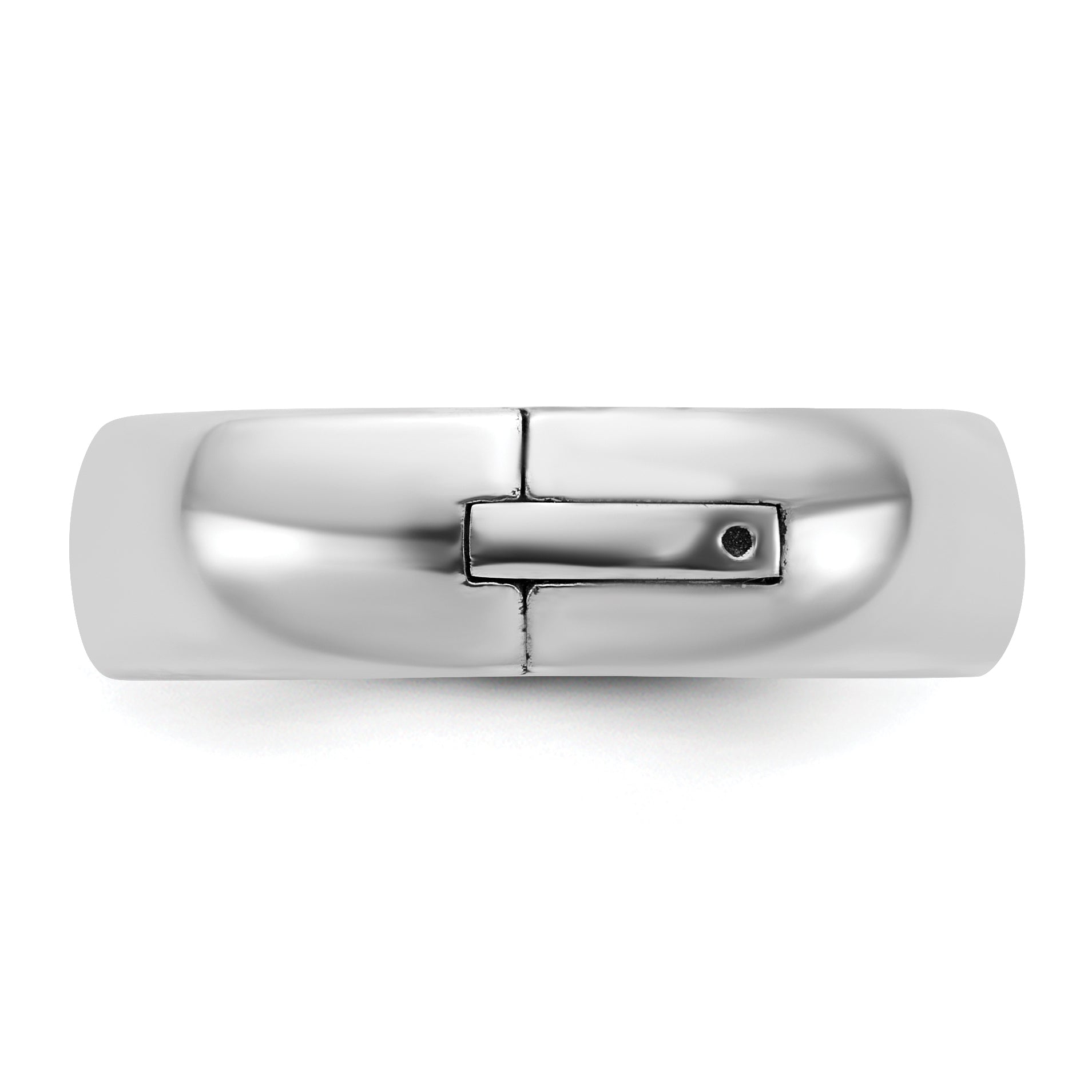 14kw CLIQ 6mm Hinged Comfort Fit Wedding Band Size 12.5