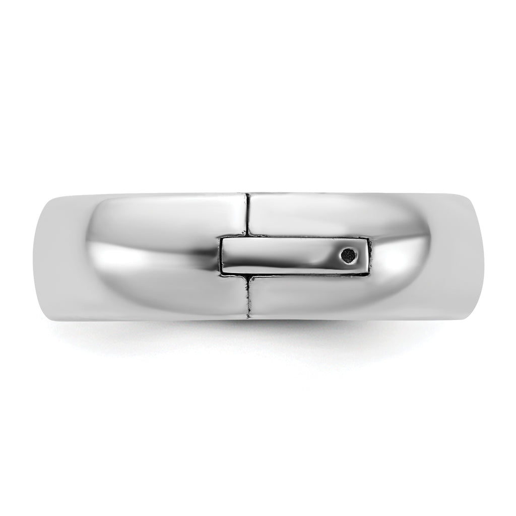 14kw CLIQ 6mm Hinged Comfort Fit Wedding Band