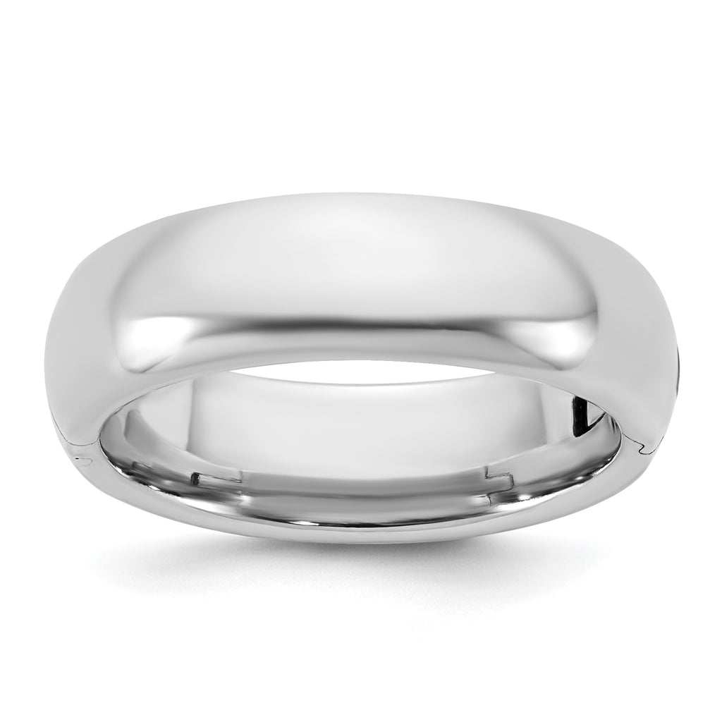 14kw CLIQ 6mm Hinged Comfort Fit Wedding Band