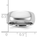 14kw CLIQ 8mm Hinged Comfort Fit Wedding Band