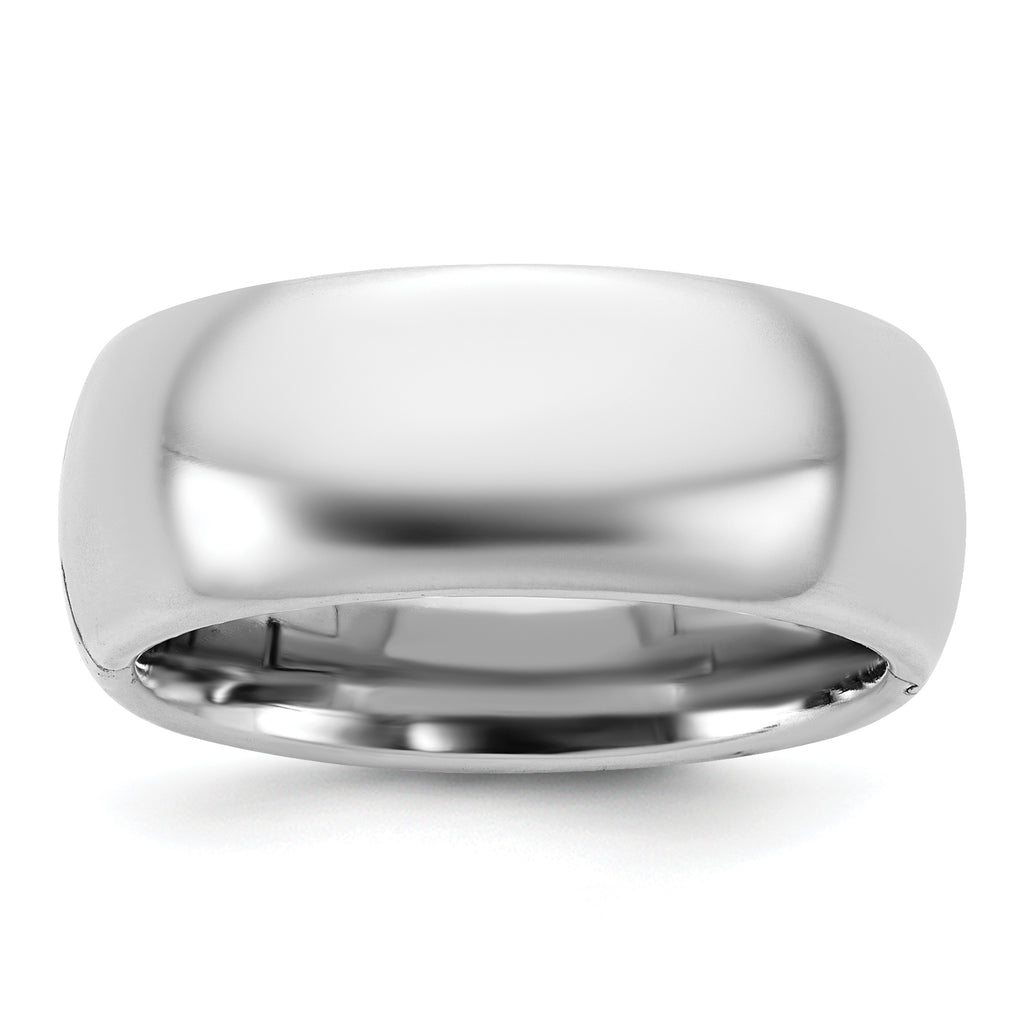 14kw CLIQ 8mm Hinged Comfort Fit Wedding Band