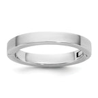 14kw CLIQ 3mm Hinged Flat Wedding Band