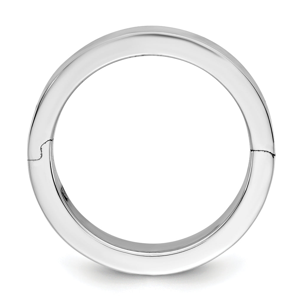 14kw CLIQ 4mm Hinged Flat Wedding Band