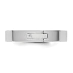 14kw CLIQ 4mm Hinged Flat Wedding Band