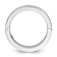 14kw CLIQ 5mm Hinged Flat Wedding Band Size 12.5