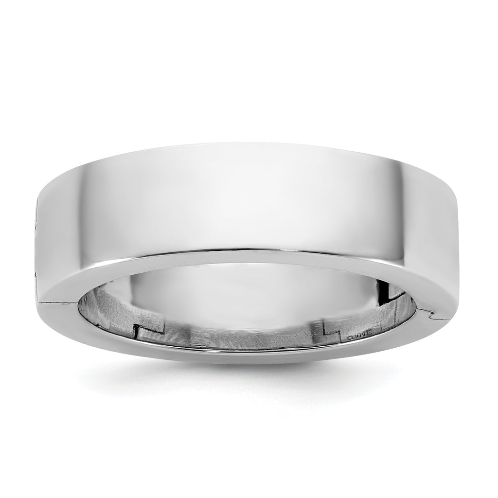 14kw CLIQ 6mm Hinged Flat Wedding Band