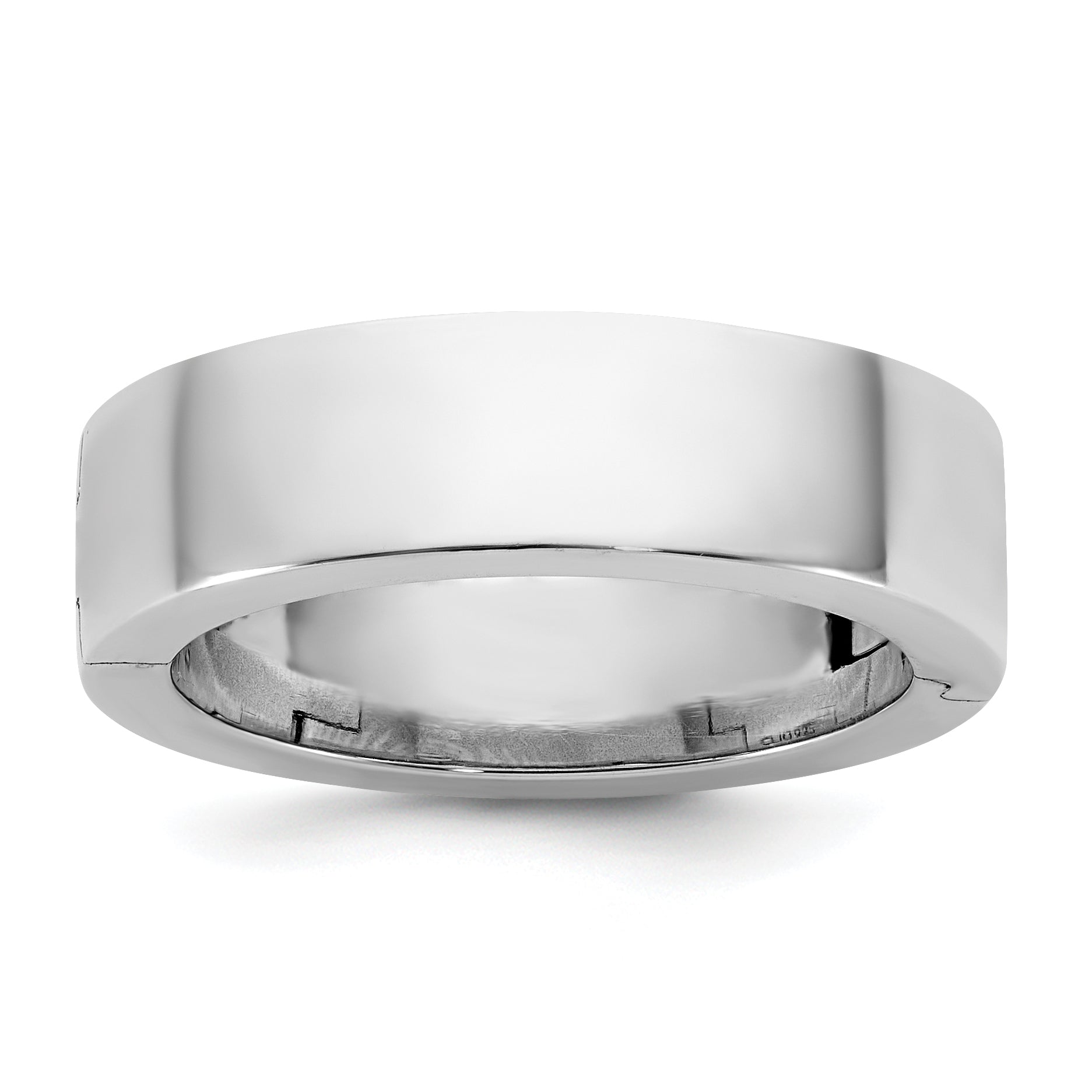 14kw CLIQ 6mm Hinged Flat Wedding Band