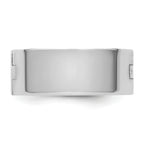 14kw CLIQ 8mm Hinged Flat Wedding Band