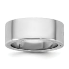14kw CLIQ 8mm Hinged Flat Wedding Band