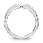 14kw CLIQ Low Profile Hinged Peg Set Engagement Ring Mounting, No Stone Included