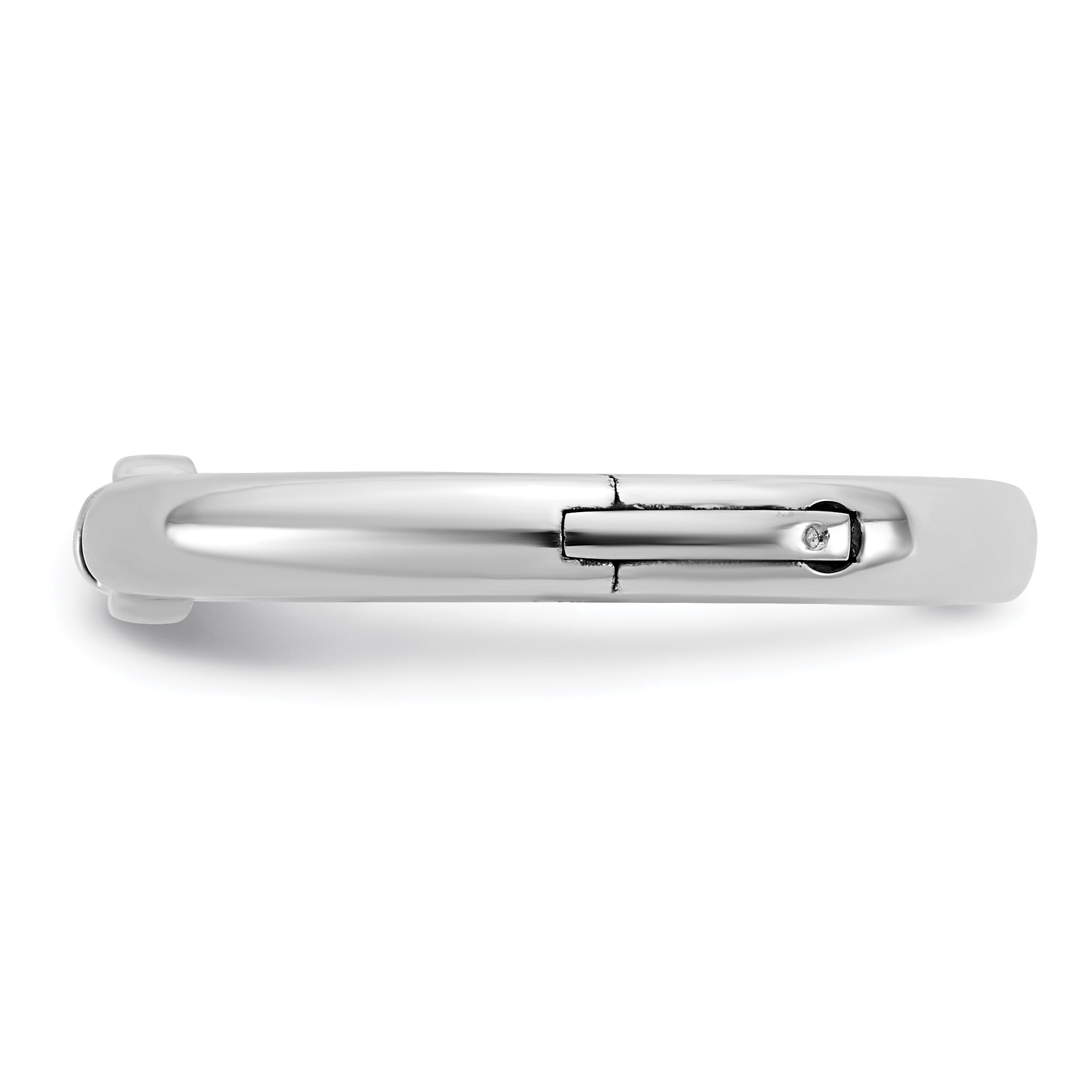 14kw CLIQ Low Profile Hinged Peg Set Engagement Ring Mounting, No Stone Included