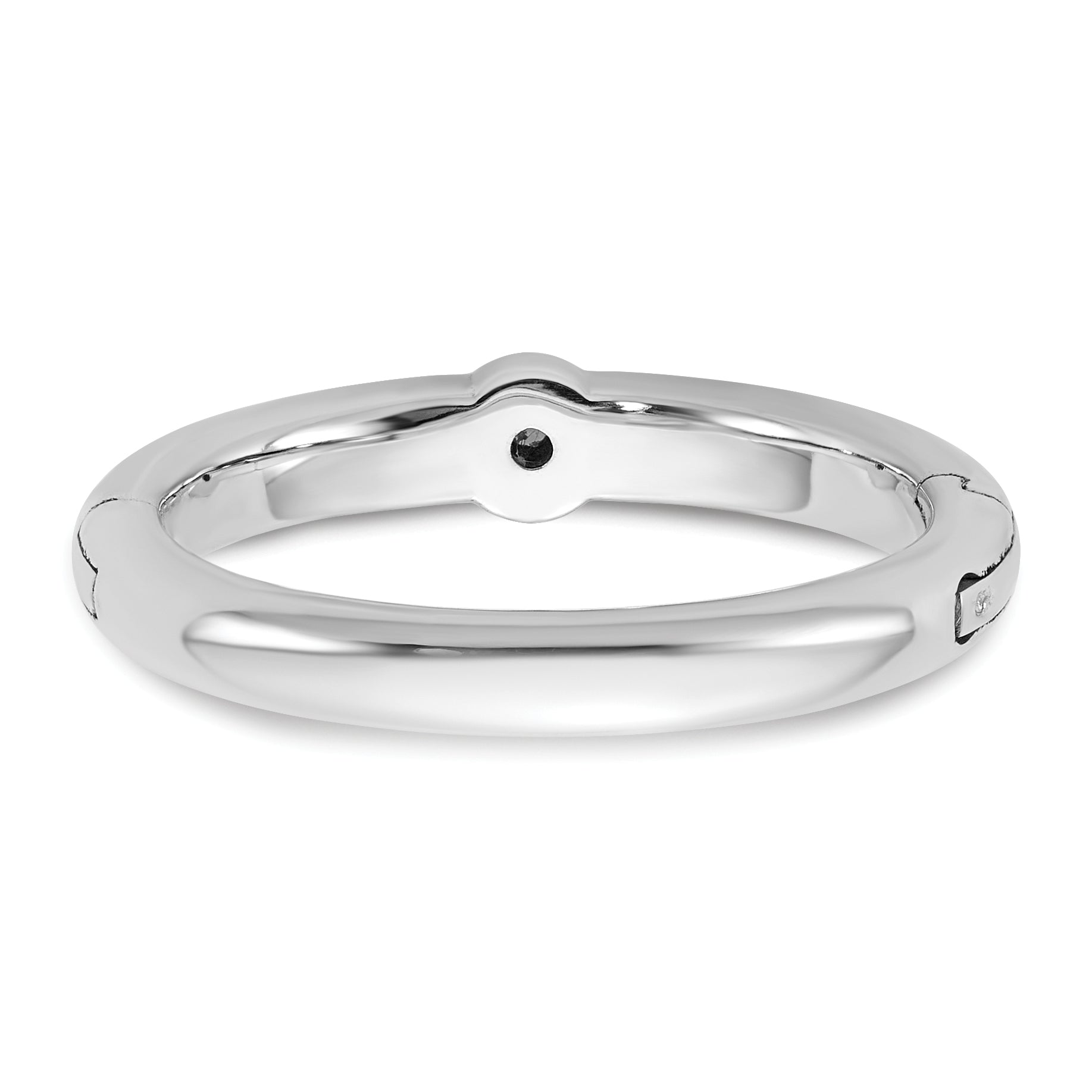 14kw CLIQ Low Profile Hinged Peg Set Engagement Ring Mounting (No Stone Included)