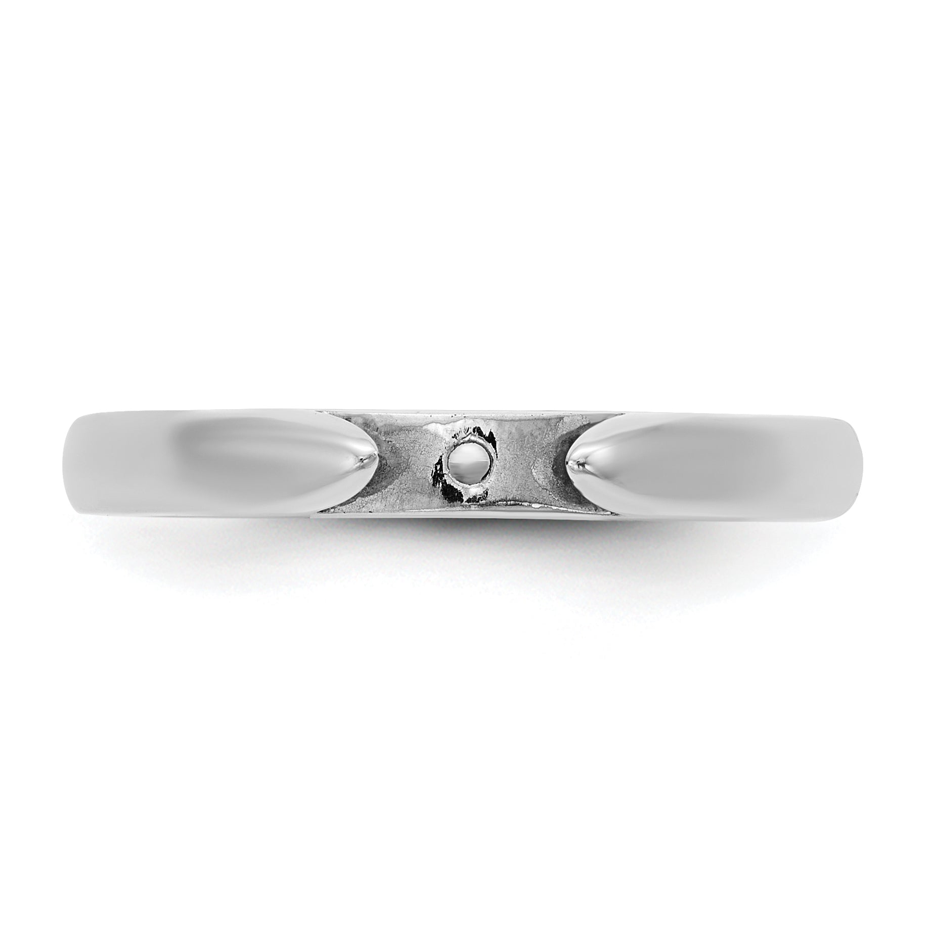 14kw CLIQ Hinged Cathedral Solitaire Peg Set Engagement Ring Mounting (No Stone Included)