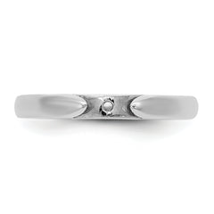 14kw CLIQ Hinged Cathedral Solitaire Peg Set Engagement Ring Mounting (No Stone Included)