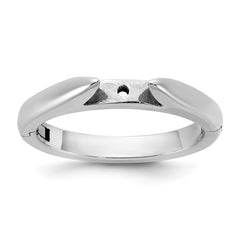 14kw CLIQ Hinged Cathedral Solitaire Peg Set Engagement Ring Mounting (No Stone Included)