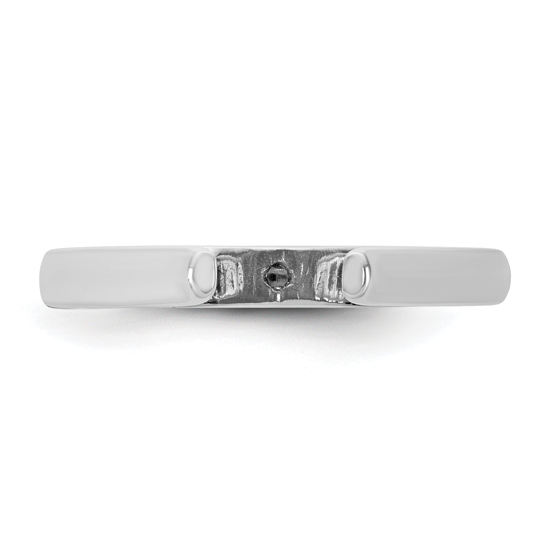 14kw CLIQ Hinged Cathedral Solitaire Peg Set Engagement Ring Mounting (No Stone Included)