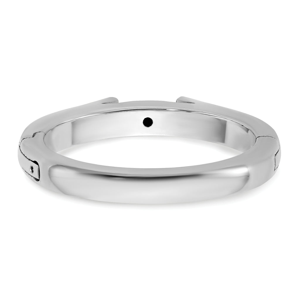 14kw CLIQ Hinged Cathedral Solitaire Peg Set Engagement Ring Mounting, No Stone Included