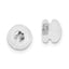 Silicone Sliders 14K WG ScrewBack Mushroom 1 Pair