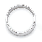 2.0mm 10K White Gold Standard Half Round Wedding Band - Sophia Jewelers