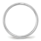 14k White Gold 2.5mm Knife Edge Comfort Fit Wedding Band
