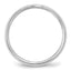 14k White Gold 2.5mm Knife Edge Comfort Fit Wedding Band