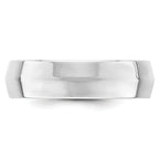 SS 6mm Knife Edge Comfort Fit Band