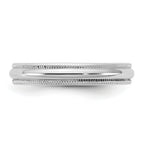 14KW 3.5mm Milgrain Half Round Band
